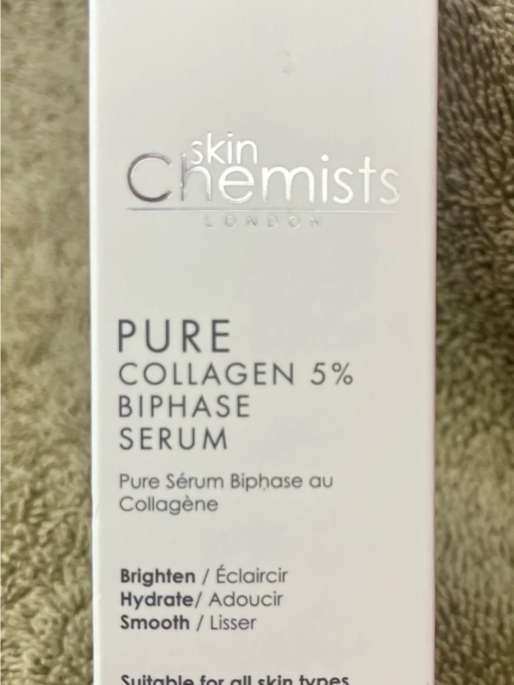 Skin Chemists Pure Collagen 5% Biphase Serum — 30mL / 1.01 fl oz New - Picture 2 of 4